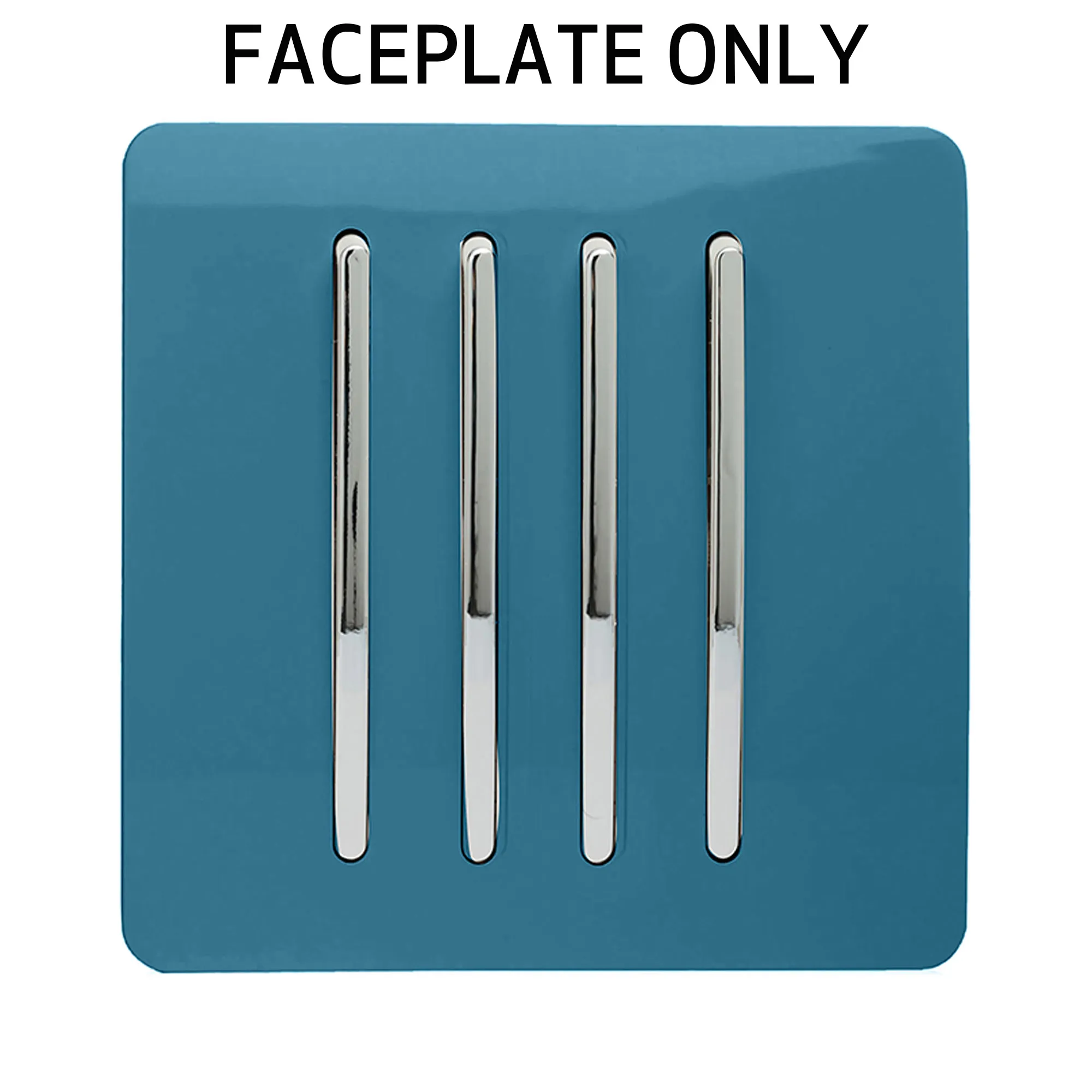 Ocean Blue Spare Plate Wiring Accessories Trendi Decorative Screwless